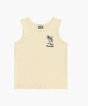 KIDS TERRY SLEEVELESS+PANTS SET-UP IN CREAM image 7