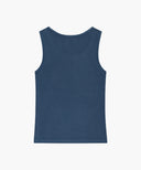 W REGULAR LOGO SLEEVELESS IN BLUE image 7