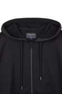 BACK LOGO GLITTER HOODY ZIP UP FOR MEN