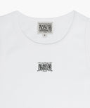 W RIBBON CLASSIC LOGO SLEEVELESS IN WHITE image 8