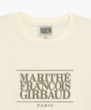 W CLASSIC LOGO TEE IN CREAM