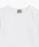 W BASIC CROP LONG SLEEVE IN WHITE
