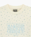 W CLASSIC LOGO CROP SWEATSHIRT IN FLOWER image 8