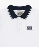 W SMALL CLASSIC LOGO PK COLLAR SLEEVELESS IN WHITE image 8