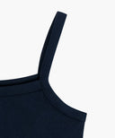 W BASIC STRING CROP SLEEVELESS IN NAVY image 8
