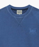 OUTLINE CLASSIC LOGO DYEING OVERSIZED SWEATSHIRT IN BLUE image 8