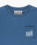 KIDS DOODLE CLASSIC LOGO POCKET POINT TEE IN BLUE image 8