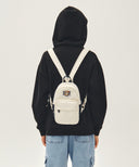 KIDS BEAR CLASSIC LOGO 2WAY SLING BAG IN IVORY image 8
