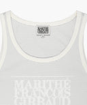 SHADOW CLASSIC LOGO SLEEVELESS IN IVORY image 8