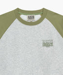 SMALL CLASSIC LOGO COLOR BLOCK SWEATSHIRT IN KHAKI image 8