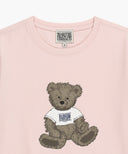 W DOODLE BEAR TEE IN LIGHT PINK image 8