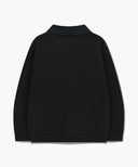 KIDS CLASSIC LOGO COLLAR SWEATSHIRT IN NAVY image 7