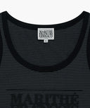SHADOW CLASSIC LOGO SLEEVELESS IN CHARCOAL GREY image 8