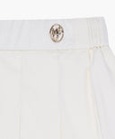 KIDS W MARINE PLEATED SKIRT IN IVORY image 8