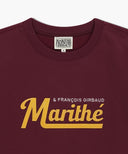 APPLIQUE LOGO OVERSIZED SWEATSHIRT (BRUSHED) IN BURGUNDY image 8