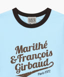 VINTAGE LOGO RINGER TEE IN SKY BLUE image 8