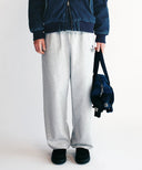 MARITHE X ALPHA INDUSTRIES CLASSIC LOGO NYLON DUFFLE BAG IN NAVY image 8