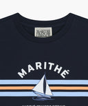 KIDS COASTAL AEROCOOL TEE IN NAVY image 8