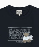 DOODLE CLASSIC LOGO LONG SLEEVE TEE IN NAVY image 8