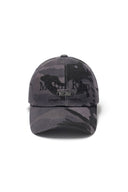 CAMOUFLAGE LOGO BALL CAP IN KHAKI image 1