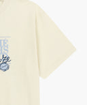 STAMP CLASSIC LOGO TEE IN CREAM image 9