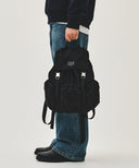 CLASSIC LOGO METAL BUCKLE BACKPACK IN BLACK image 9