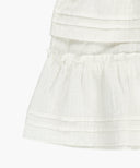 W LAYERED RUFFLE SKIRT IN WHITE image 9