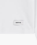 W BASIC CROP LONG SLEEVE IN WHITE
