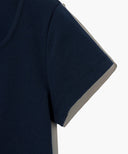 W BASIC CROP TEE IN NAVY image 9