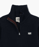 MARITHÉ SPORT COLOR BLOCK KNIT ZIP-UP IN NAVY image 9