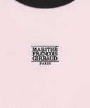 W CLASSIC LOGO RINGER TEE IN LIGHT PINK image 9