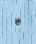 W CABLE KNIT CARDIGAN IN LIGHT PINK image 8