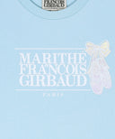 KIDS W BALLET CLASSIC LOGO SEMI CROP TEE IN SKY BLUE image 9
