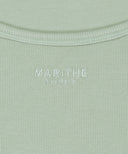 W REGULAR LOGO SLEEVELESS IN MINT image 9