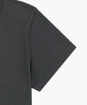 W CLASSIC LOGO CROP TEE IN CHARCOAL GREY image 9