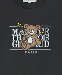 KIDS FLOWER BEAR CLASSIC LOGO REGEN SWEATSHIRT IN CHARCOAL GREY image 9