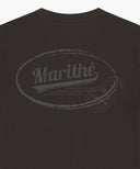 VINTAGE LOGO TYPO TEE IN BROWN image 9