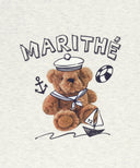 KIDS MARINE BEAR REGEN TEE IN OATMEAL image 9