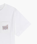 KIDS DOODLE CLASSIC LOGO POCKET POINT TEE IN WHITE image 10
