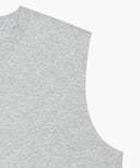 SORONA COOL SMALL CLAASIC LOGO SLEEVELESS IN LIGHT HEATHER GREY