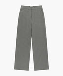 W LAYERED PLEATS SKIRT PANTS IN GRAY image 10