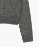 MARITHÉ SPORT W M+FG LOGO CROP PULLOVER IN MELANGE GRAY image 10