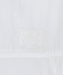 HOODED PACKABLE NYLON JACKET IN WHITE image 10