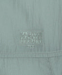 HOODED PACKABLE NYLON JACKET IN MINT GREY image 10