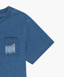 KIDS DOODLE CLASSIC LOGO POCKET POINT TEE IN BLUE image 10