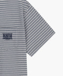SMALL CLASSIC LOGO STRIPE RINGER TEE IN NAVY image 10