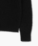 BOUCLE CLASSIC LOGO KNIT PULLOVER IN BLACK image 13