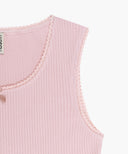 W LACE DETAIL SLEEVELESS IN PINK image 10