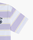 KIDS MULTI STRIPE COLLAR TEE IN LIGHT PURPLE image 10