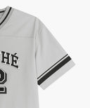 KIDS V NECK NYLON WOVEN TEE IN LIGHT GRAY image 10